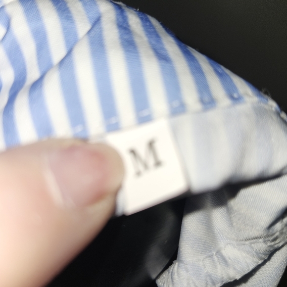NWOT blue Striped Long sleeved Womens Blouse - Picture 4 of 5